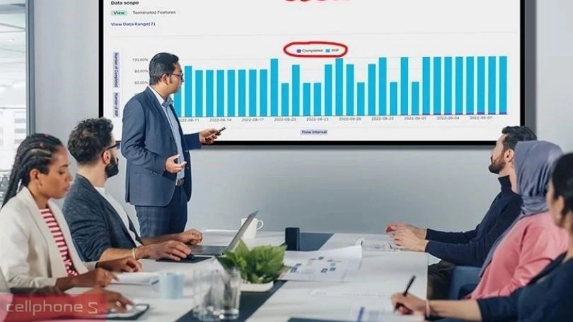 Bút trình chiếu Baseus Orange DOT AI Wireless Presenter - Thông minh tiện ích, chuyên nghiệp