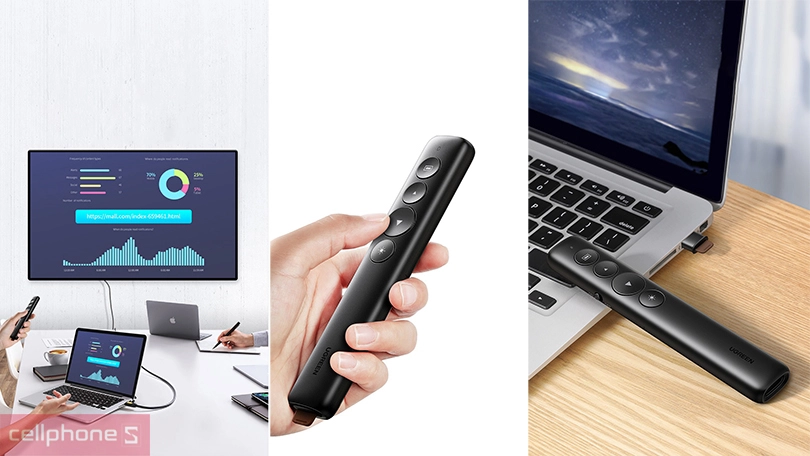 Thiết kế bút trình chiếu Laser Ugreen 50654