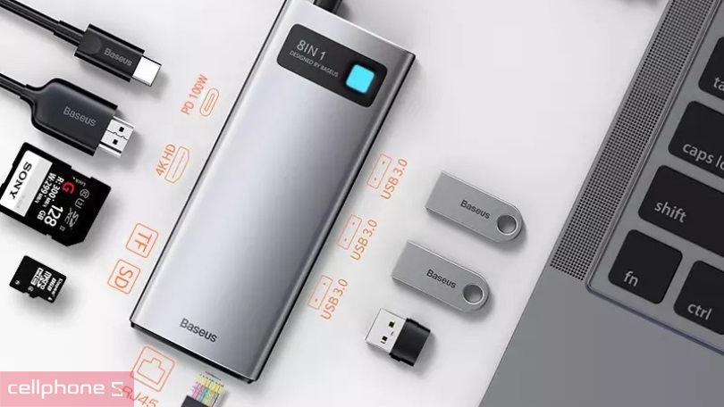 Cổng kết nối Hub Baseus