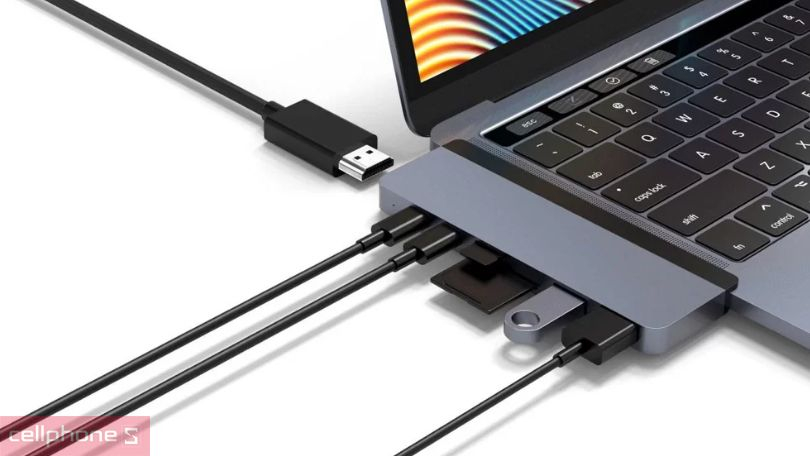 Thiết kế Hub chuyển đổi HyperDrive Duo 7-in-2 4K60Hz