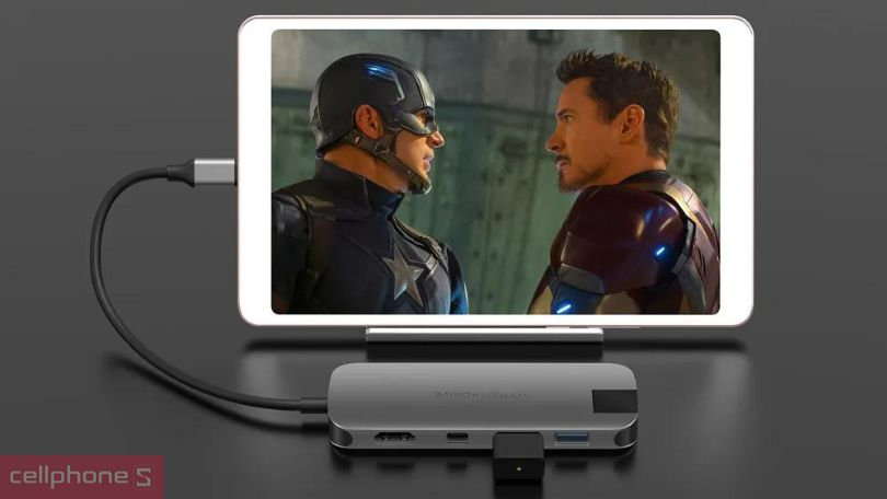 Thiết kế Hub chuyển đổi MacBook Hyperdrive 8 in 1 HD247B