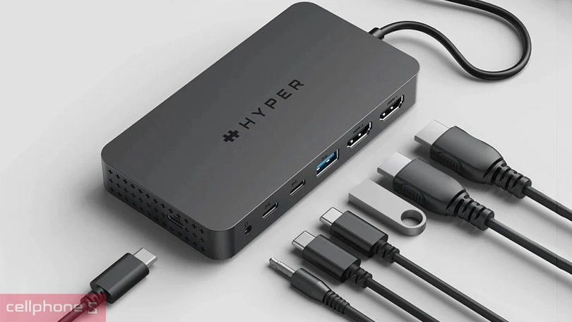 Tốc độ truyền tải của hub Macbook HyperDrive Next Dual 4K HDMI 7 in 1 (2 màn hình) USB-C HD7002GL