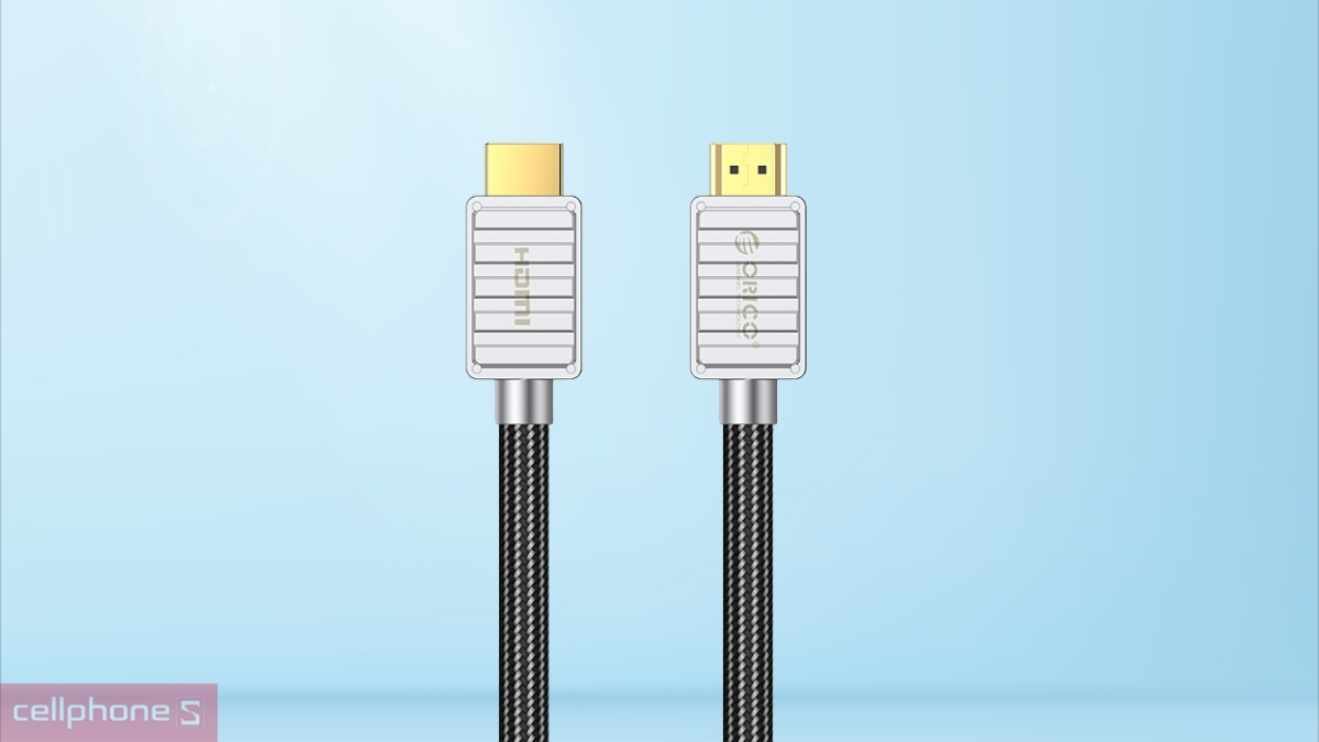 Cấu trúc bền bỉ của cáp HDMI 2.1 Orico chuẩn 8K H8AY-10-BK 60Hz 1 mét