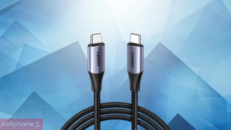 Cáp Type-C to Type-C Ugreen 3.1 Gen 2 80150 100W 1m - Cấp nguồn công suất lớn