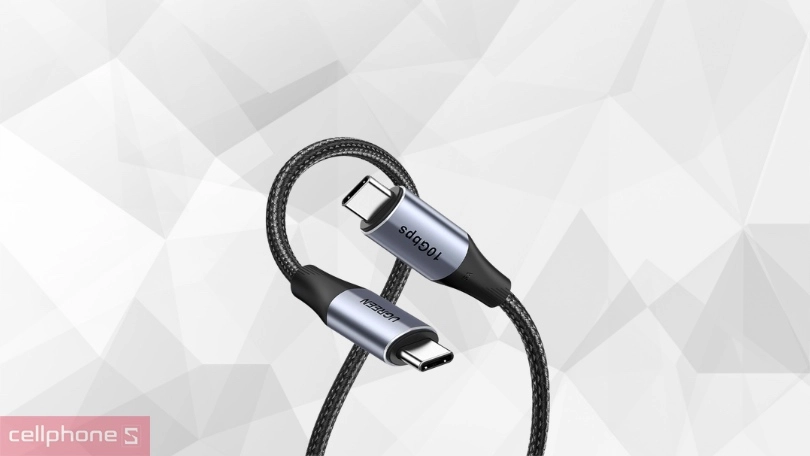 Cáp Type-C to Type-C Ugreen 3.1 Gen 2 80150 100W 1m - Cấp nguồn công suất lớn