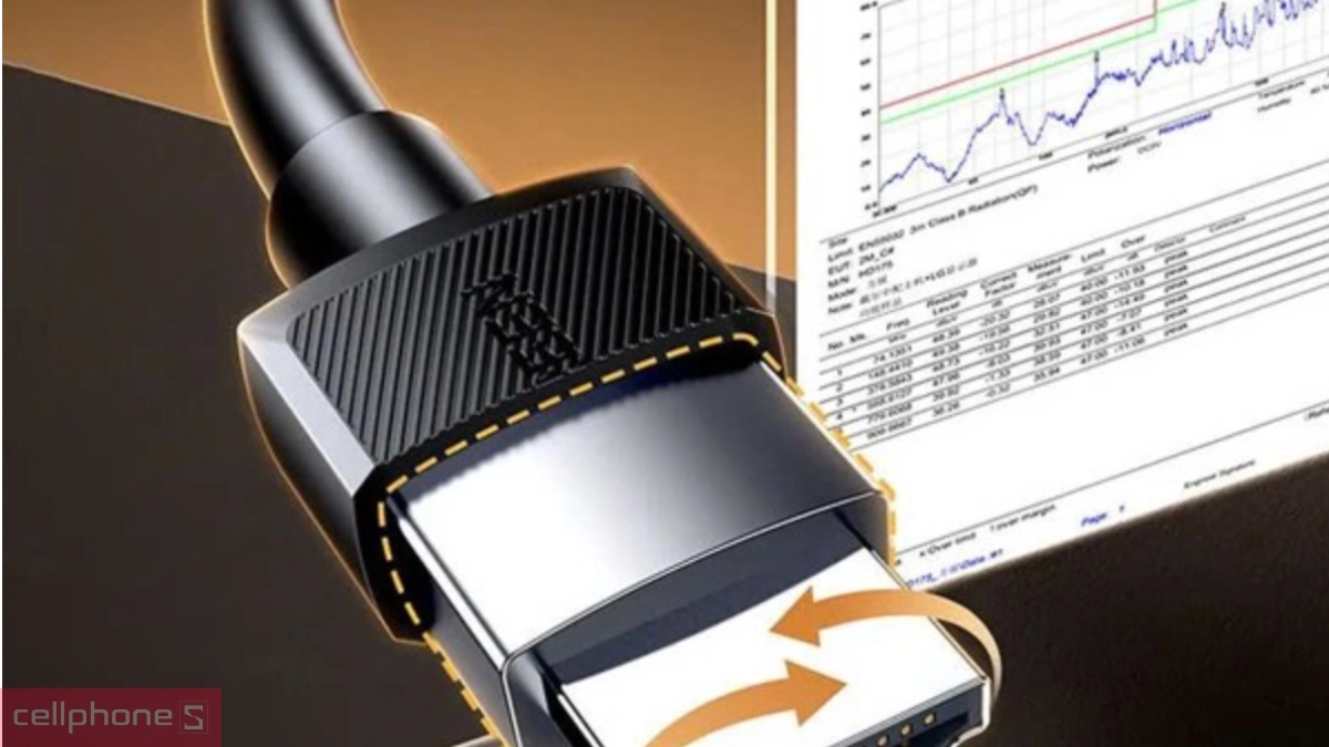 Cáp chuyển đổi Ugreen HDMI 2.1 8K HD175 45430 1M - Thiết kế tinh tế và tốc độ truyền tải mượt mà