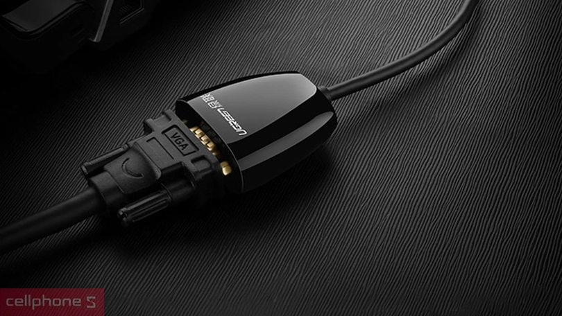 Cáp chuyển đổi Ugreen HDMI to VGA (không Audio) 40253 – Kết nối dễ dàng, hình ảnh sắc nét