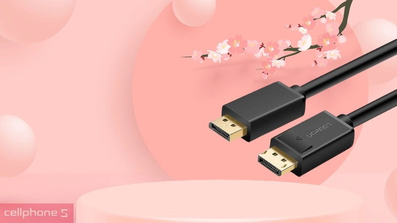 Chất liệu cáp Displayport Ugreen DP102 10211 2m