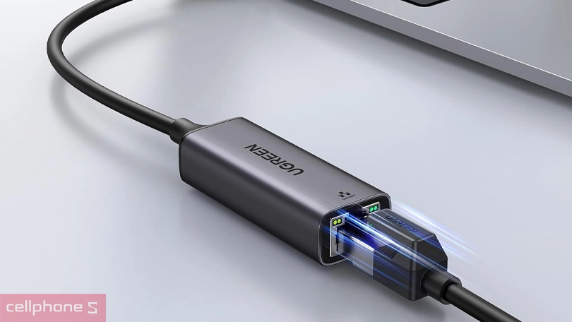 Tốc độ cáp chuyển đổi Ugreen USB-A 3.0 to RJ45 CM209 15736