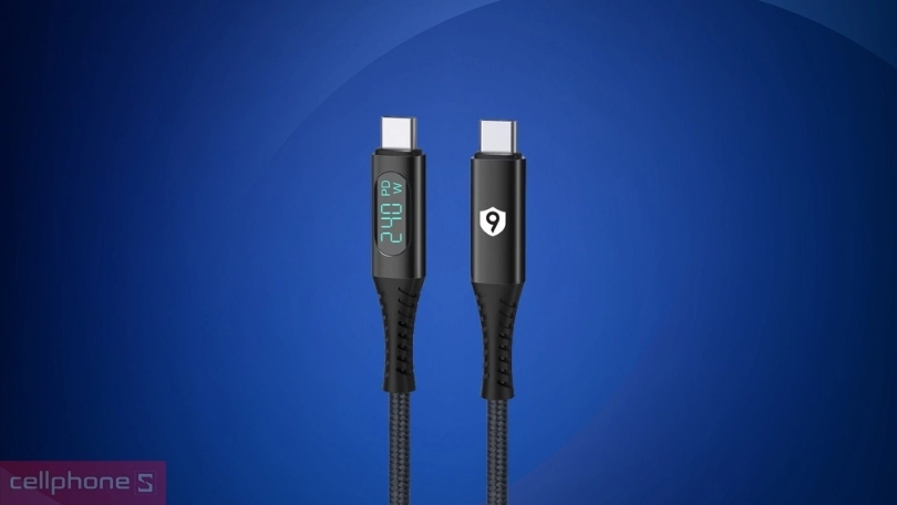 Tốc độ sạc, khả năng tương thích của cáp Type-C to Type-C 9Fit Supreme 9C24 240W 1m