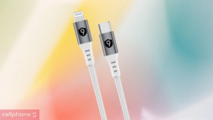 Cáp USB-C to Lightning 9Fit 1m – Nâng cao trải nghiệm sạc
