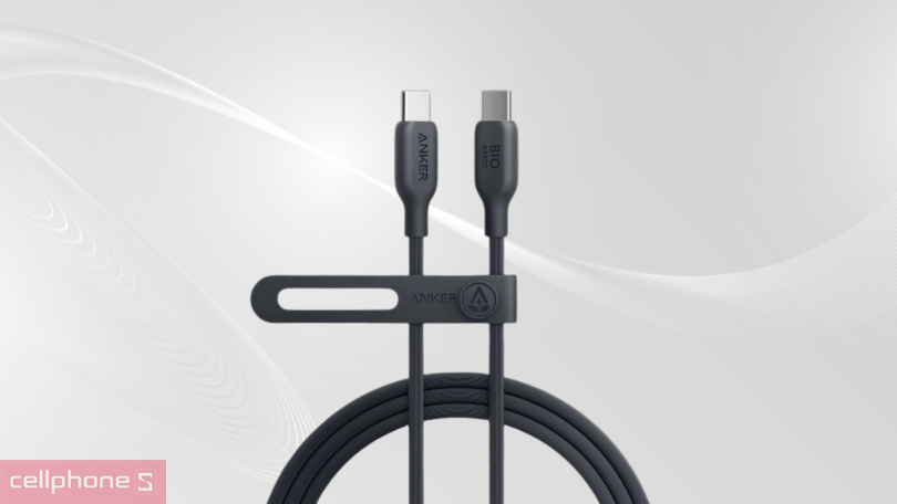 Cáp Anker 544 USB-C to USB-C 140W A80F2H11 1.8M - Chất liệu bền bỉ