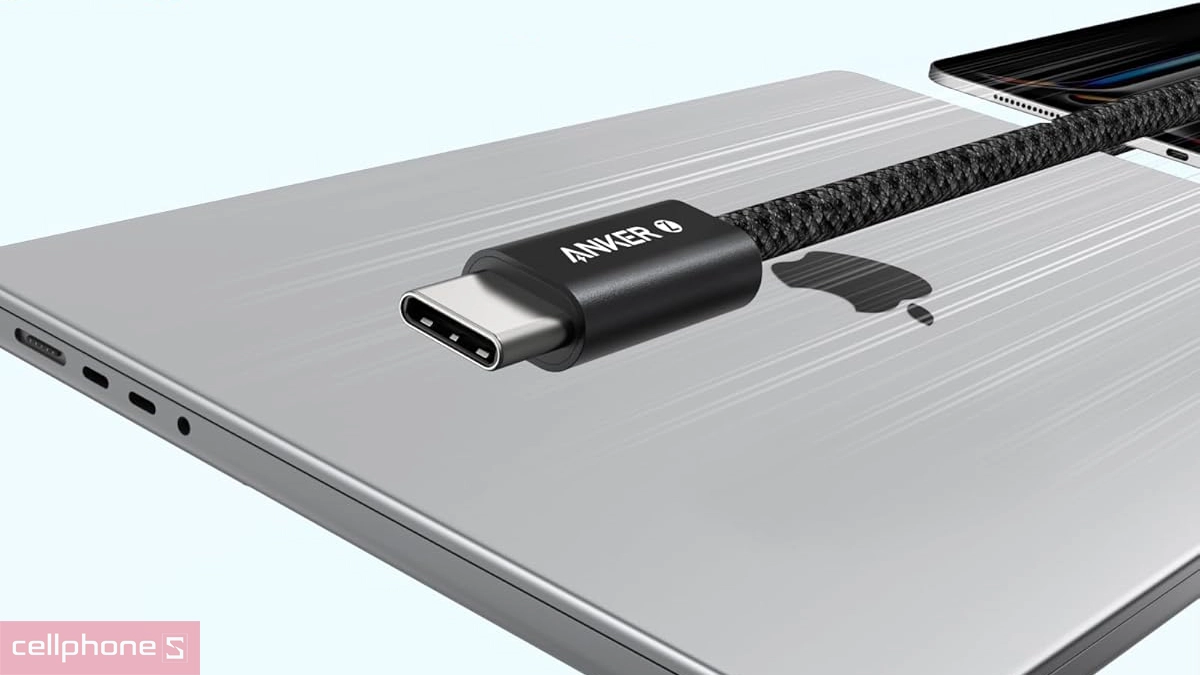 Cáp Anker Zolo Nylon USB-C to USB-C 240W dài 1.8m