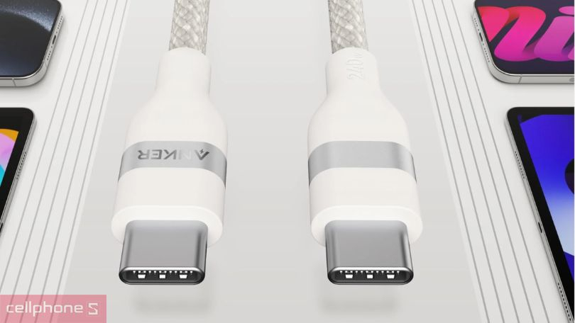 Công suất sạc của cáp type C to type C Anker A82E2 240W 1.8m