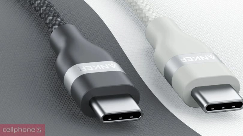 Thiết kế cáp type C to type C Anker A82E2 240W 1.8m