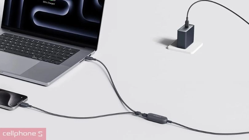 Công suất cáp Type C to Type C Anker A8895 140W 1,2m