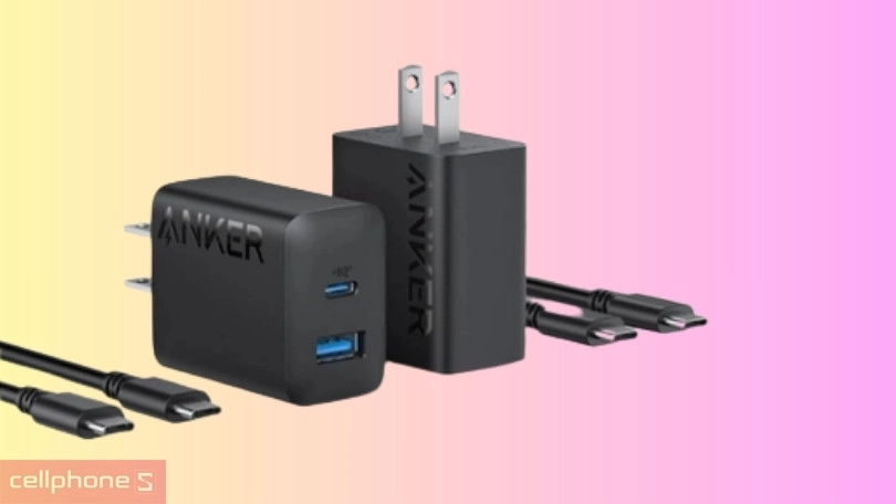 Củ sạc Anker B2348 1C1A 20W kèm cáp type C công suất 20W siêu tốc