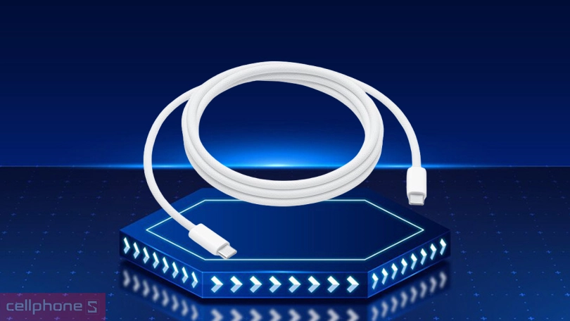 Thiết kế cáp Type-C to Type-C Apple 240W 2m