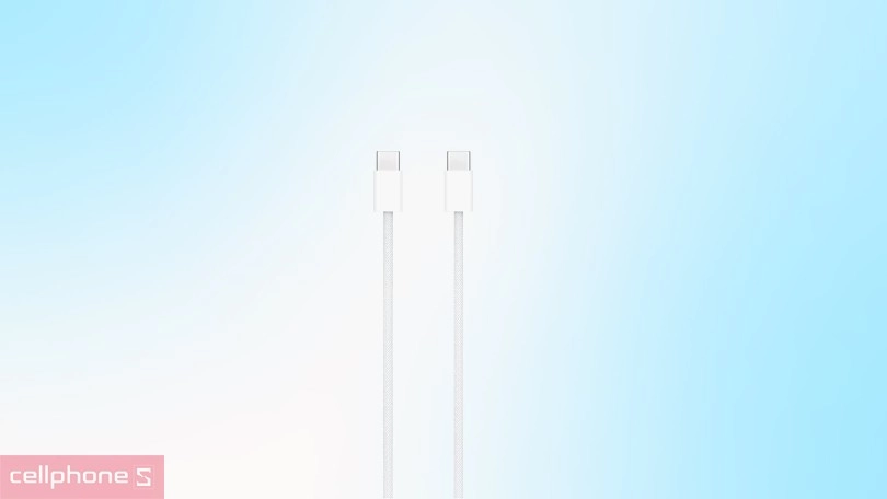 Chất liệu cáp Type-C to Type-C Apple 60W 1m