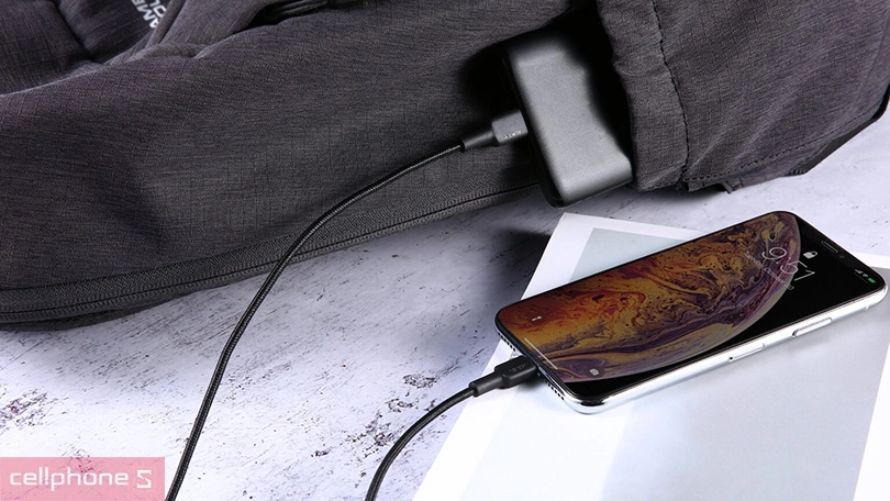 Thiết kế cáp Aukey USB-C to lightning MFI CB-CL5 1.2m