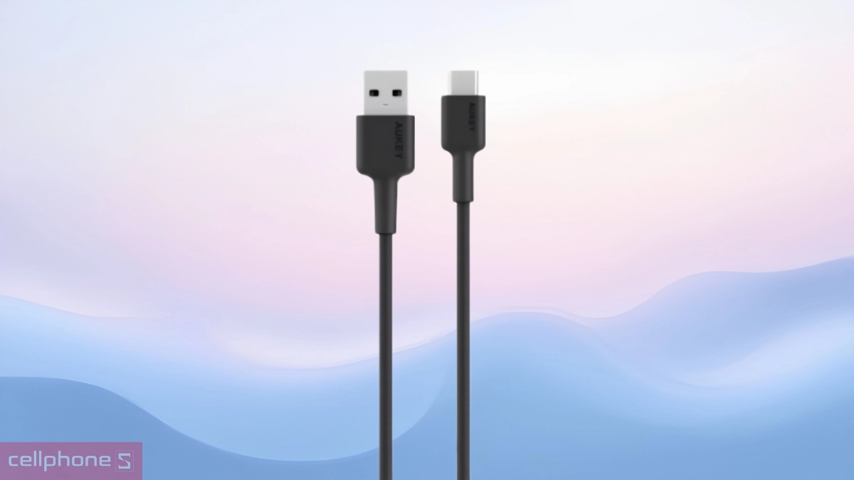 Tốc độ sạc cáp Aukey và truyền dữ liệu A-C 15W 480Mbps CB-DAC05