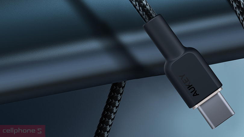 Thiết kế cáp Aukey CB-NCC1 C-C bọc dù 1m