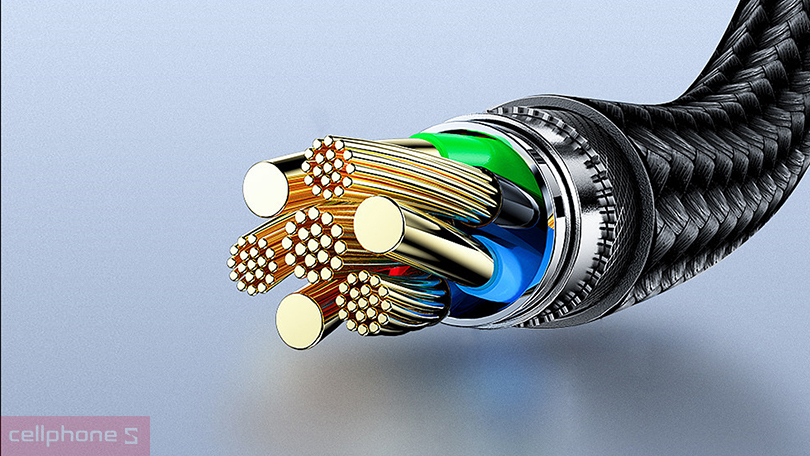 Hiệu suất cáp Aukey CB-NCC1 C-C bọc dù 1m