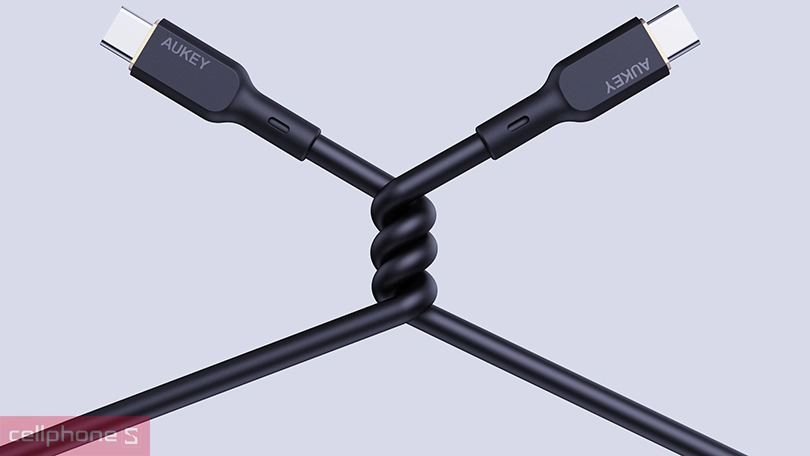 Thiết kế cáp Aukey CB-SCC102 100W 1,8m