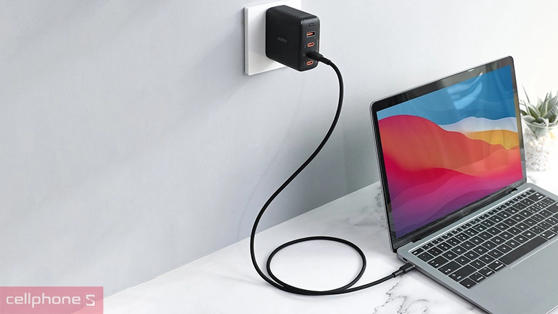 Thiết kế cáp Aukey CB-SCC102 100W 1,8m