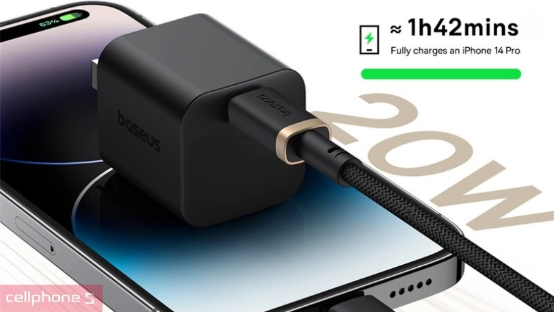 Công suất, khả năng tương thích của cáp Type-C to Lightning Baseus Dura Series 20W 2m