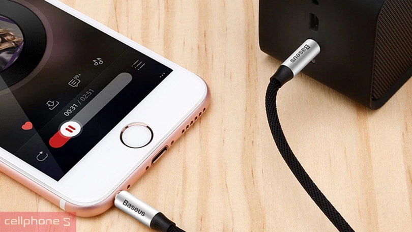 Thiết kế cáp âm thanh Baseus Yiven M30 1m