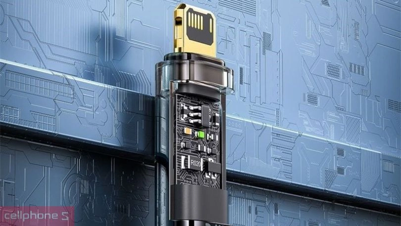 Thiết kế cáp sạc nhanh tự ngắt Type-C to iPhone Baseus Explorer Series 20W 1m