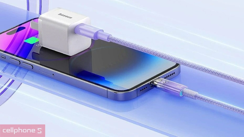 Công suất cáp sạc type-C to lightning Baseus Explorer 20W 2m