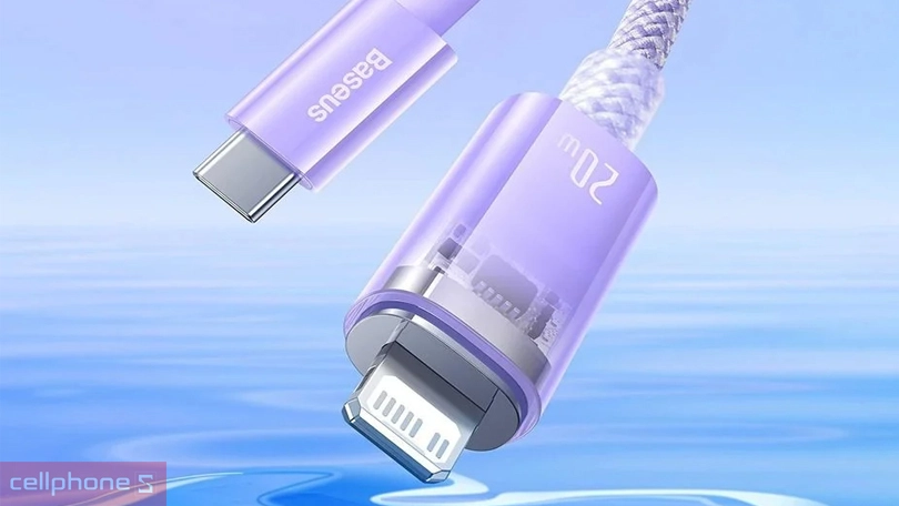 Thiết kế cáp Type-C to Lightning Explorer Series 1m 20W