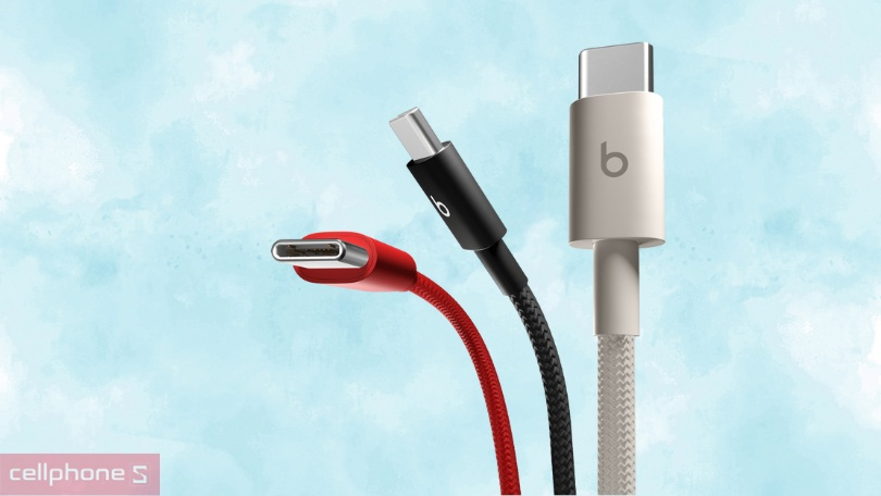 Thiết kế, chiều dài của cáp USB-A to USB-C Beats 1.5m