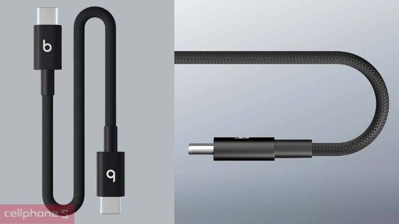 Thiết kế cáp USB-C to USB-C Beats 20cm (MEQ94ZP/A)