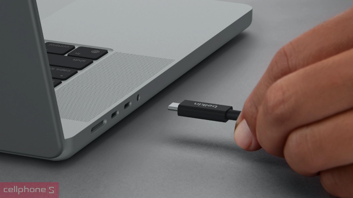 Cáp Belkin Thunderbolt 4 USB-C 100W UHD 8K 1m INZ003