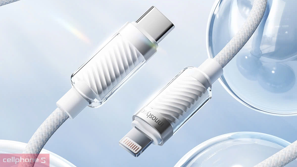 Cáp Innostyle Crystalshine USB-C To Lightning dài 1.5m SCL150