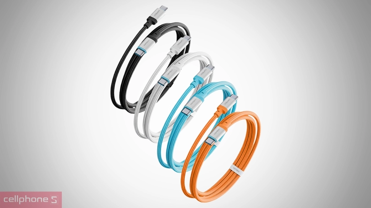 Công suất cáp type C to C Cuktech 6A 240W 1.5M CTC615W