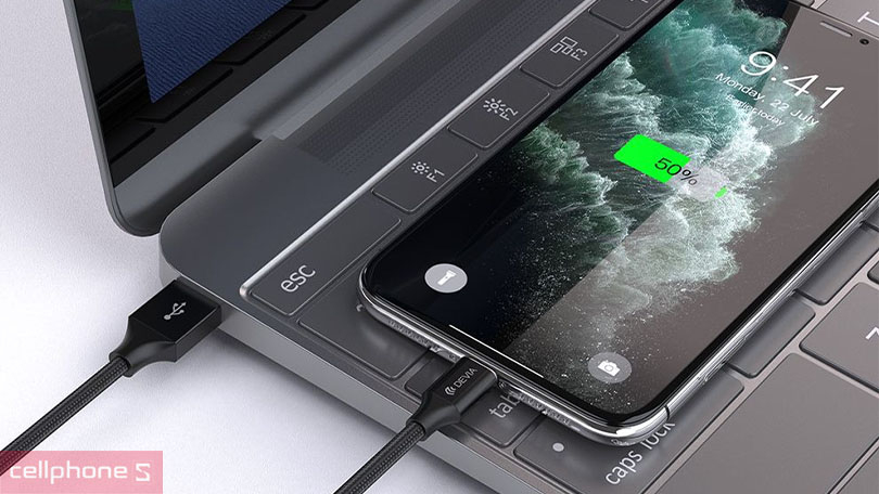 Cáp USB-A to Type-C Devia Gracious Series 1M 