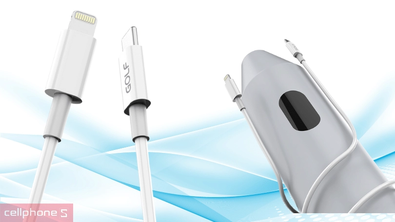 Cáp Golf Type-C To Lightning PD 20W GC-81P dài 1m