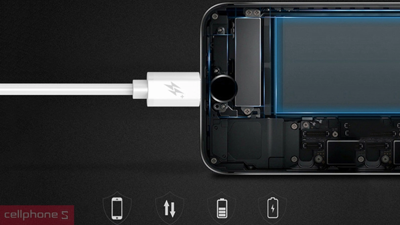 Cáp Golf Type-C sạc nhanh 5A 40W GC-77 dài 1m