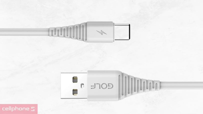 Đánh giá cáp Golf USB-C sạc nhanh 3A GC-64T dài 1M