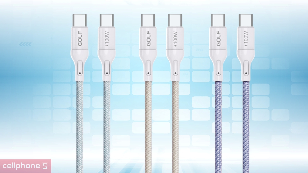 Thiết kế bện nylon bền chắc, 3 màu sắc dễ dùng