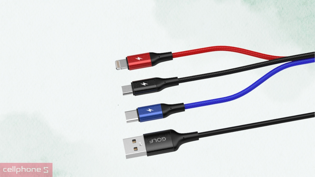 Giá bán cáp sạc điện thoại Golf