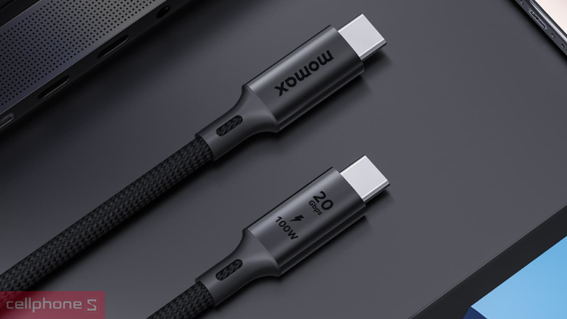 Tốc độ sạc, khả năng tương thích của cáp Type-C to Type-C Momax Elite DC31 100W 1m USB 3.2 Gen 2x2