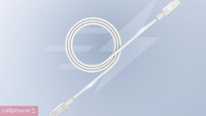 Cáp type-C to type-C Mophie 100W 1M: sạc nhanh 100W, thiết kế đáng tin cậy