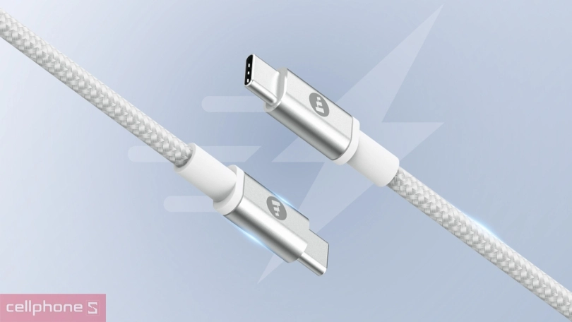 Cáp Type-C to Type-C Mophie 100W 3M dài, không rối, tương thích với cổng USB-C