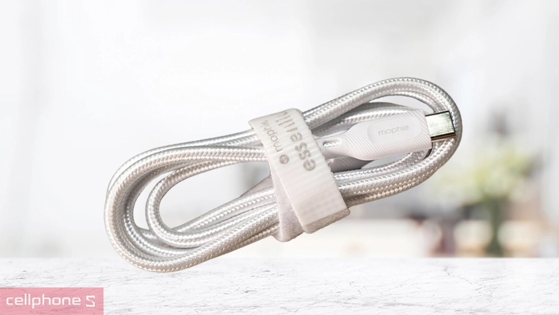 Cáp USB-A to USB-C Mophie Essentials 1M - Hoàn thiện chắc chắn và sạc nhanh
