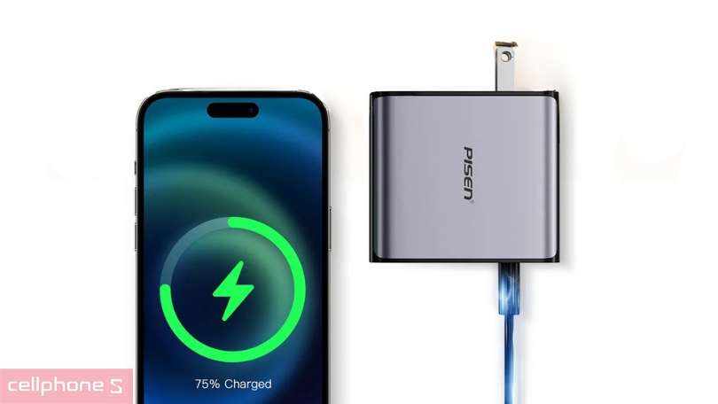 Củ sạc Pisen trên 100W